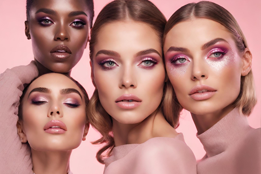 palette à maquillage, couleurs yeux